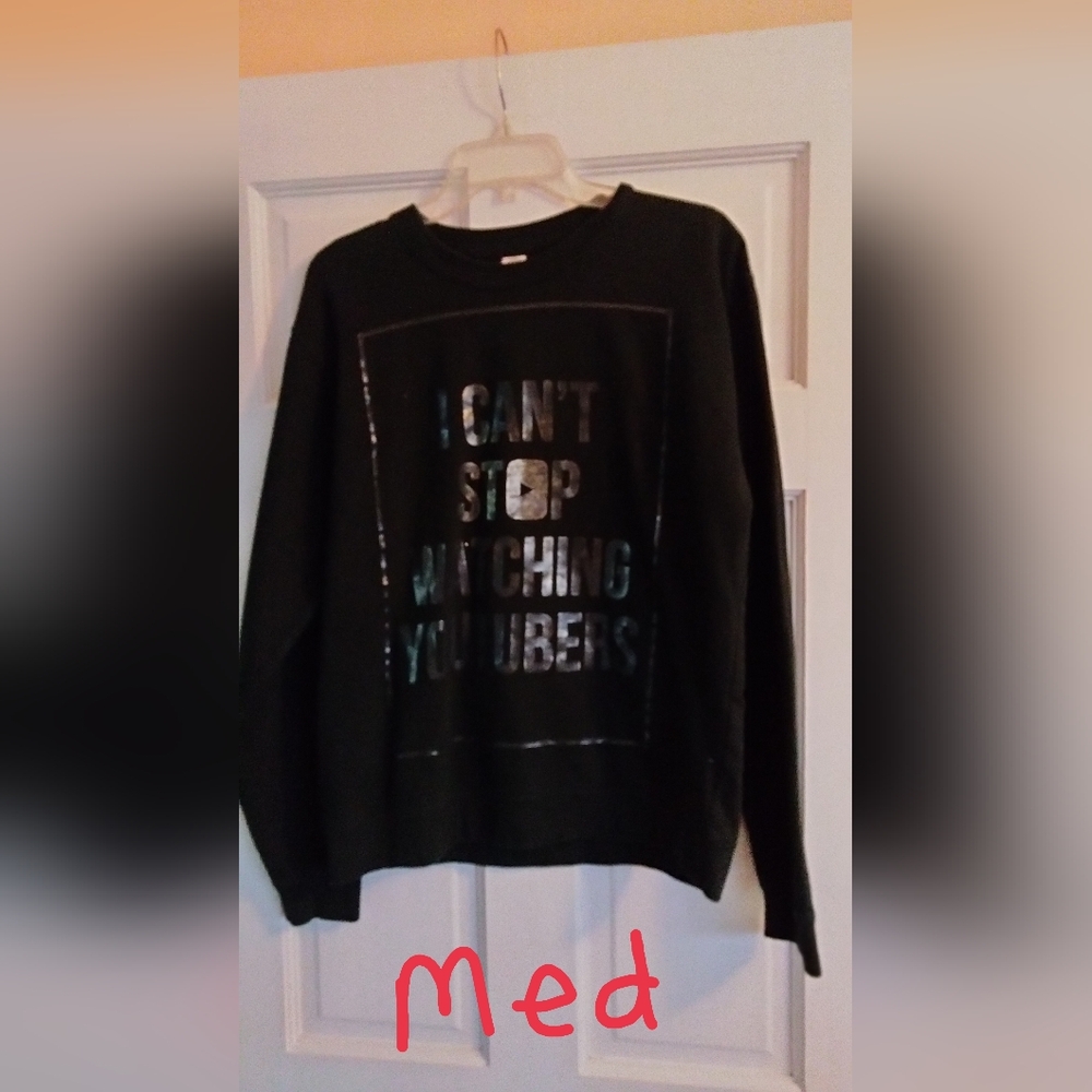 Men's Black Graphic Sweatshirt